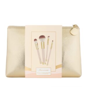 PINCEAUX MAQUILLAGE + TROUSSE DORÉE
